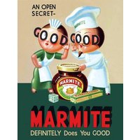 MARMITE NOSTALGIC Retro Metal Plaque/Sign, Pub, Bar, Man Cave,-Aluminum