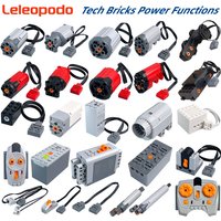 MOC Power Functions Wersja Ulepszona M L XL Serwo Czerwony Silnik Część Techniczna Klocki Akcesoria Kompatybilne z Marką