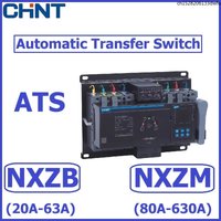CHINT NXZB NXZM Automatic Transfer Switch Dual Power CB Level NXZB-63S/4A NXZM-125S 160S 250S/4A ATS