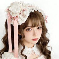 Lolita Top Hat Hairclip Lace Bow Hair Accessories Sweet Lolita Headwear Accessories