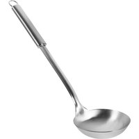 Stainless Steel Soup Ladle Long Handle Kitchen Spoon Multipurpose Water Ladle Deep Thicken Cooking Utensils Pot Scoops