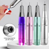 Elektrische DC Nagel Bohrer Stift Griff Datei Polnischen Schleifen Maschine Handstück Maniküre Pediküre Werkzeug für Nägel Bohrer Maschine Zubehör