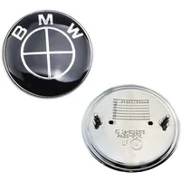 82mm 74mm Front Hood Emblem Trunk Rear badge logo For BMW MIni E36 E39 E46 E60 E90 E90 F01 F10 F30 E93 G01 G20 G21 F15 X5 3