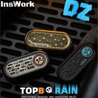 Metal Toys Dz 2024 TOPB RAIN Four Materials Peek Paragraph Plate Hand Fidget Cool Things Anti Stress Toy EDC Metal Figet Spinner