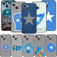 Somali Somalia National Flag Phone Case For iPhone 17 16E 15 16 14 13 12 11 Pro Max 7 8 Plus Soft TPU Back Cover