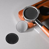 KACACAO 51/53/58.5mm Magnetism Puck Screen 0.2mm Metal Reusable Coffee Filter for Espresso Portafilter Basket Coffee Accessories
