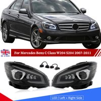 RHD Only LED Headlamp Headlight For Mercedes C Class W204 S204 C180 C200CDI C300 C350 2007 2008 2009 2010 2011 Car Accessories