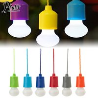 1Pc Home Garden Decor Portable LED Pull Cord Light Bulb Battery Operated Hanging Pull Cord Night Lamp Outdoor Camping Tent Light
