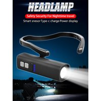 AliExpress KDULIT 2025 Ear Clip Headlamp– Bright LED Headlight, Rechargeable Waterproof Head Flashlight for Fishing Hiking Running Cycling Outdoor