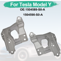 For Tesla Model Y Support Car Side Front Bumper Lower Wing Support Plate Front Fender Support 2021-2023 1504589-s0-A 1504590-s0