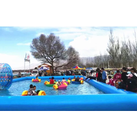 Double Edged Airtight Wear Resistant Explosion-proof Upgraded Inflatable Pool Kids Water Park Height 0.6m