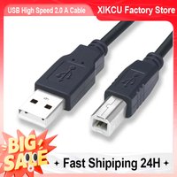 XIKCU 1m/1.3m USB High Speed 2.0 A To B Male Printer Cable for Canon Brother Samsung Hp Epson Printer Cord USB Printer Cable