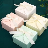 10/30pcsGift Box Candy Boxes Snack Boxes Wedding Favor Gift Box DIY Folding Packaging Bag Baby Shower Birthday Party Decoration