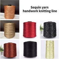 500g Sequin Yarn Handwork Knitting Thread Medium Fine Mercerized Thread DIY Clothes/scarves/shawls/bags Hand-woven Supplies