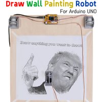 Drawbot Draw Line Plotter Wall Painting Robot Maker Project Kit Polargrap
