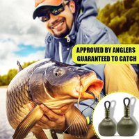 3pcs Fishing Sinkers, Fishing Accessories, Suitable For Carp Fishing , Multiple Sizes Available (14G/28G/52G)