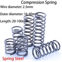 Pressure Plate Spring Wire Diameter 2.5mm Outer Diameter 30-36mm - Release Return Compressed Spring for Mechanical Applications