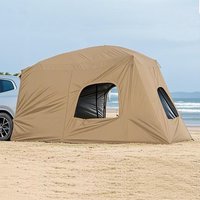Universal SUV Camping Tent with Spacious Awning Waterproof Car Tent Easy Setup for Backpacking Traveling Outdoors Car tail tent