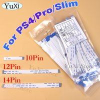 10Pin 12Pin 14Pin Flex Ribbon Cable For PS4 Pro Slim Charging Board Power Switch Cable for PlayStation 4 Gamepad Controller