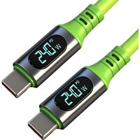 240W Super Fast Charging Type C Cables Digital Display High-speed Data Transfer Cord USB Type-c To C Wire for IPhone15 16 17Pro
