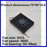 Graphics card/mini main board/router radiator fan size 75 * 60 * 13.5