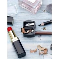 1PC Double Hole Pencil Sharpener Cosmetic Pencil Eyebrow Pencil Multi-purpose Automatic Pencil Sharpener, Office, School Supplie