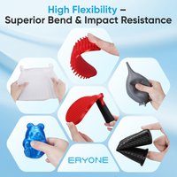 ERYONE 90A 3KG TPU 3D-Filament TPU-Filament 90A 1,75mm für 3D-Drucker +/-0,03mm, 90A, flexibles TPU-Filament 90A
