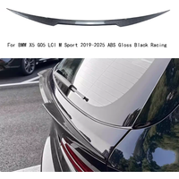 Car Rear Trunk Middle Spoiler Wings For BMW X5 G05 LCI M Sport 2019-2025 ABS Gloss Black Racing Rear Boot Lid Wing Lip Body Kits