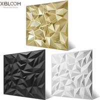 10pcs Esports games Creative Diamond Gold Mosaic 3D Wallpanel Living Room Background Modern Three-dimensional wall sticker Decor