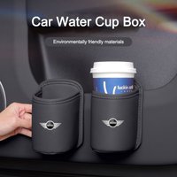 Car Door Water Cup Holder Back Seat Drink Rack Storage For MINI Cooper One JCW Works Clubman R55 R56 F55 F56 R57 R58 R59 R60 R50