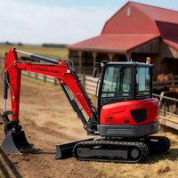 High Quality 3.5 Ton Excavator CE EPA Kubota Engine Excavator Machine New Crawler Digger Home Mini Excavator 2.5 Ton Customized