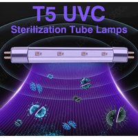 T5 Quartz Sterilizer Tube 270nm 280nm UVC LED Ultraviolet Lamps 12V 24V For Water Air Purification Disinfection Sterilization