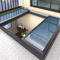 Thermal Break Structure Top-opening Roof Window Smart Roof Skylight Remote Control Skylight