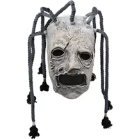 Latex Creepy Horror Mask Cosplay Headwear Novelty Supplies Halloween Scary Ghoul Accessories Practical Joke Mask PartyProps Gift