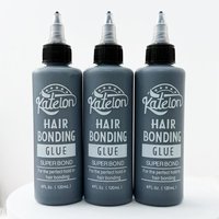 Professional Waterproof Hair Bonding Glue, Invisible Liquid Adhesive for Wigs, Toupees, Hair Extensions & False Eyelashes