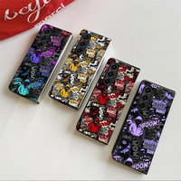 Case for Samsung Galaxy ZFold4 ZFold6 ZFold3 ZFold7 ZFold5 Z Fold 7 6 5 4 3 Back Phone Cover Purple Cool Boom Comics