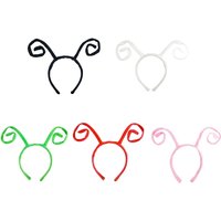 DXAE Velvet Bugs Headband Halloween Ant Headband Butterfly Antenna Headband Funny Butterfly HeadBand Halloween Party Costume