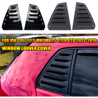 For VW Accessories Golf 7 7.5 MK7 MK7.5 GTI R GTD 2013-2019 Car Rear Side Window Louver Air Vents Windshield Decoration Cover