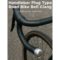 AliExpress GUOMUZI 【M】Bicycle Bell Curved Handlebar Plug Bell Horn Waterproof 80dB Loud High Decibel Ring Alarm Bell Road Bike Accessories