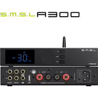 SMSL A300 Power Amplifier BTL Mode Bluetooth5.0 Remote Control Digital Amplifier