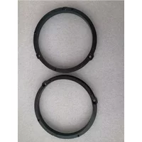 Car Front Rear Door Speaker Mat Wire Horn Adapter Ring Harness Plugs 6.5" Cover for Peugeot 308 408 508 2008 3008 4008 5008