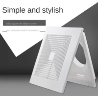 1PCS ABS Square Diffuser Air Conditioner Air Outlet Ceiling Ceiling New Air Outlet Ceiling Duct Exhaust Vent Ventilation Hood