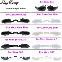 5/10pcs Black White LB RB Bumper Trigger Button repair part For Xbox One S/ Xbox One Elite/Xbox Series X S/Xbox 360 Controller