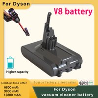 Vacuum Cleaner rechargeable battery 100% New Compatible with Dyson V8 V10 V11 V15 V6 V7 Series SV07 SV09 SV10 Lithium battery