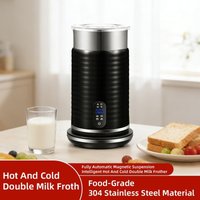 Electric Milk Frother 4 in 1 Automatic Frother Milk Steamer Latte Coffee Foam