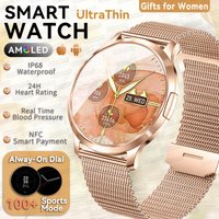 2026 New Smart Watch For Women Gift 1.32 Inch Full Touch Screen Sports Fitness Watches Bluetooth Calls Digital Smartwatch Ladies