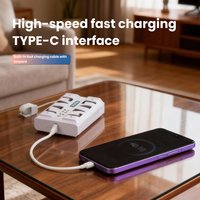 21700 Power Bank Case DIY Kit with Dual Mode Fast Charging 22.5W One Click Battery Swap for Low Current Devices