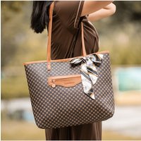 Women's Handbags Scarf Tote Bag New Fashion Casual Retro Dot Printed Large Capacity Shoulder Bags Purse