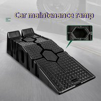 Car Maintenance Ramp Bracket Anti-skid Plastic Cars Repair Ramp Plate Ladder Oil Change Ramps Automobiles Maintenance Tools