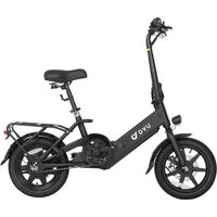 AliExpress NONE DYU C3 Folding ebike 14 inch tire commuter E-bike 250W City Ebike 36V7.5AH Battery Electric Bike